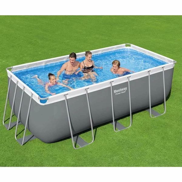 Каркасний басейн Bestway Power Steel (412х201х122 см) 6889 фото