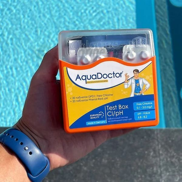 Тестер для басейну AquaDoctor Box Cl/pH 23544 фото