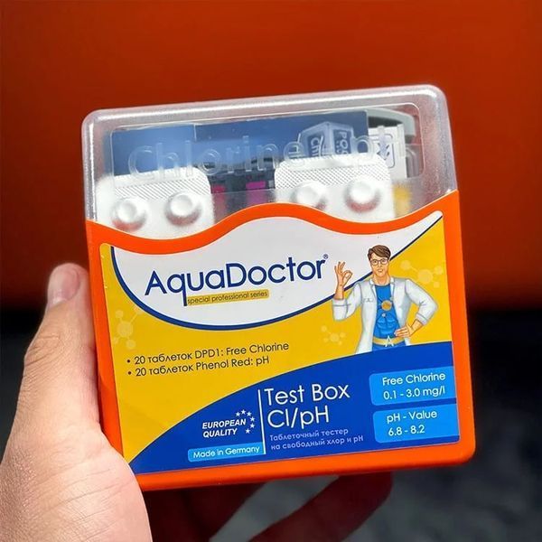 Тестер для басейну AquaDoctor Box Cl/pH 23544 фото